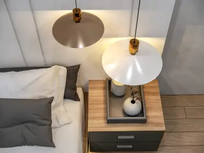 Modern Bedroom Interior Design 3D model