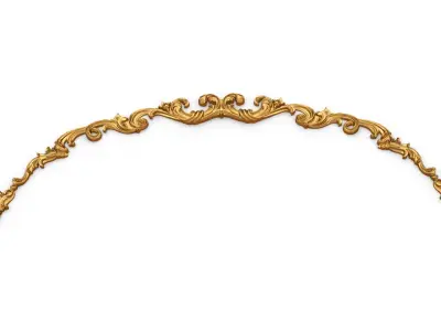 Classic carved decor ornament 409  3D model