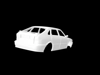 SAAB 9-3 Combi 3D print model