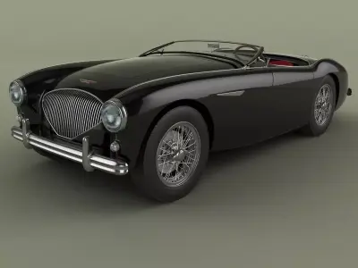 Austin-Healey 100-4 3D model