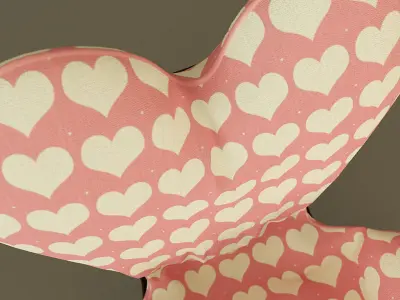 Sweet Heart Chair Free 3D model