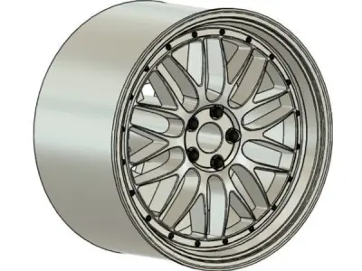 BBS CHR RIMS FOR DIECAST 64 SCALE 3D print model