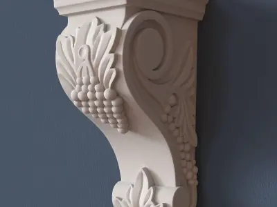 Decorative Corbel 3D model 9