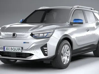 Ssangyong Korando EMotion 2023 3D model
