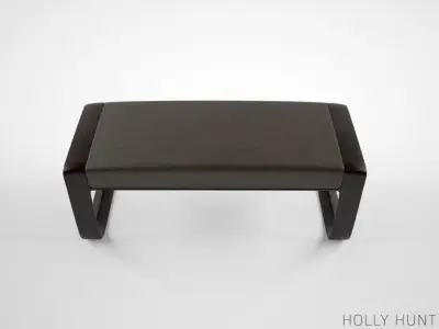 Holly Hunt Sabina bench 3D model