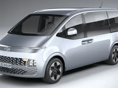 Hyundai Staria 2022 3D model