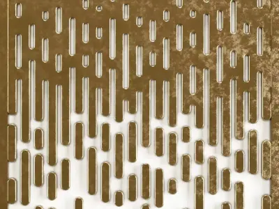 3D Raindrop Panel 3D model