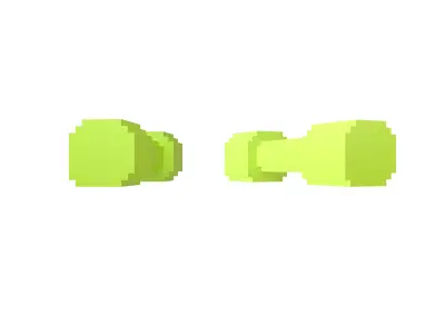 Voxel Style DumbBell v1 005 Low-poly 3D model