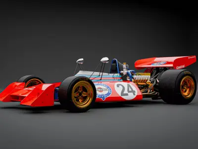 1972 Techno PA 123 Version 3 F1 3D model