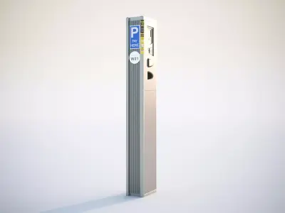 Parking meter 3D model