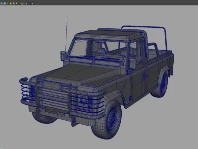 jeep car 3d model 3D model