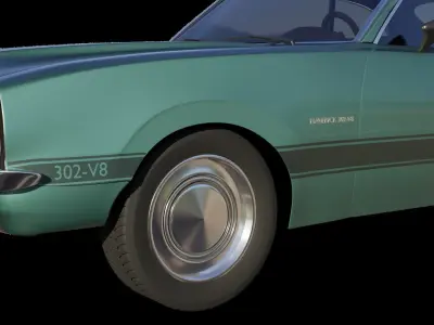 Classic Car - Maverick 302-V8  3D model