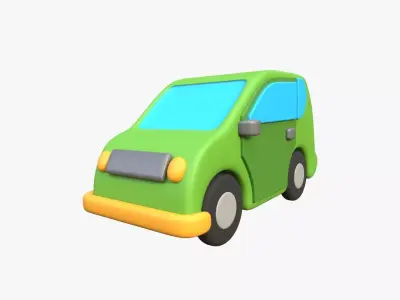 Electric Car 3D model