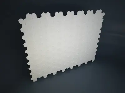 03 PUZZLE PATTERN WALL 3D model