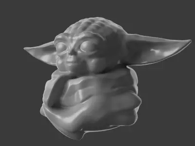 Baby Yoda Free 3D model