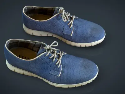 Sneakers Low-poly 3D model