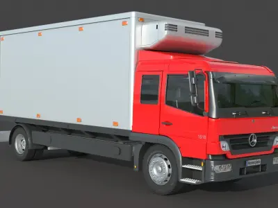 Mercedes Benz Atego 1518   3D model