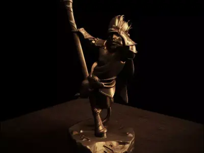 Monkey King Chibi - DOTA 2 - 3D Print Collection 3D print model