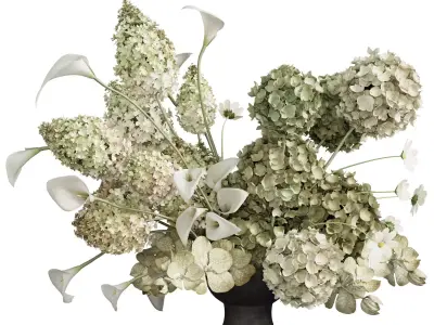 Flower In Vase 128 3D model