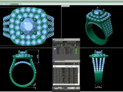 3D CAD NJ-1619-Ring 3D print model