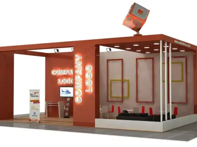  3D Special Expo Stand 025 3D model