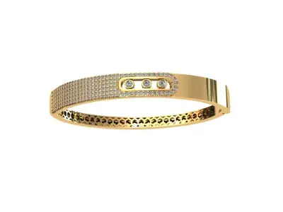 MESSIKA BRACELET READY FOR 3D PRINTING 3D print model