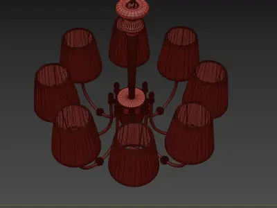 Chandelier Roana E 1 1 8 AG 3D model