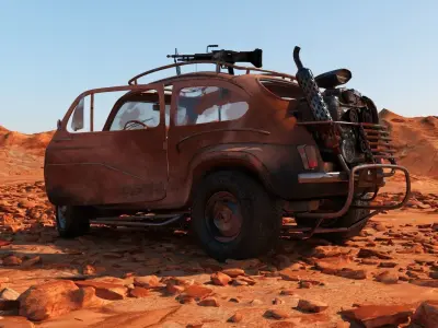 Fiat 600 Apocalypse 3D model