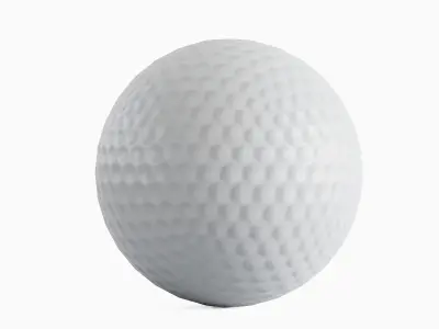 Golf Ball Set Low-poly 3D model