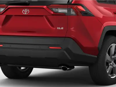 Toyota RAV4 2019 Detailed Interior 3D model