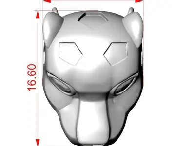 Panthere crtyer 3d printable model  3D print model