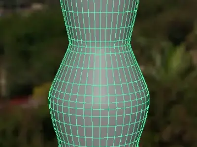 Modern Sculptural Vase Free 3D model