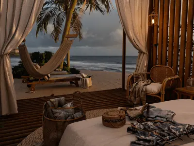 Beach House Blender Scene - SUNSET 3D model