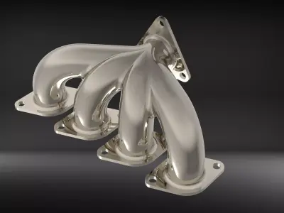 Exhaust manifold 3D model