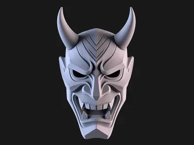 Hannya Mask 3D print model
