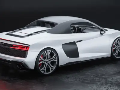 Audi R8  Low-poly 3D model