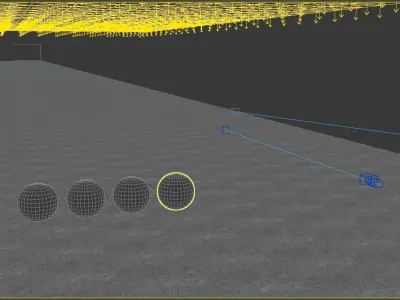 Modern Showroom Low-poly 3D model