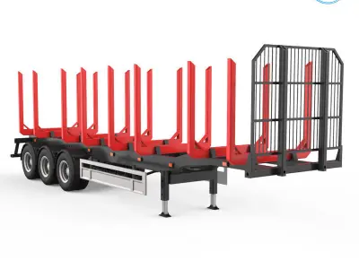 Trailer for Carrying Logs 3D print model