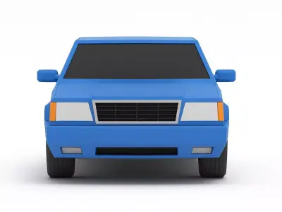Car low poly Low-poly 3D model by mustafaurga91