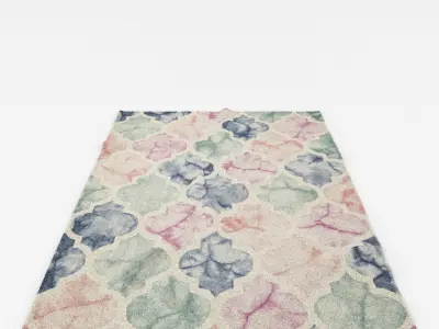 Rugs No 24 Low-poly 3D model