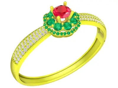 6270 luxury diamond bangle 3D print model