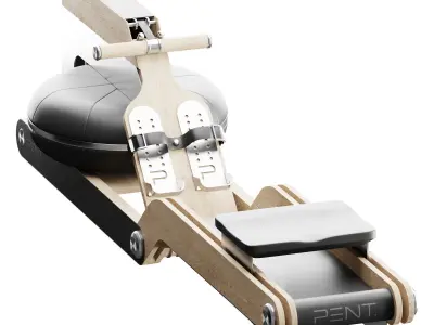 PENT VISLA Premium Rowing Ergometer 3D model