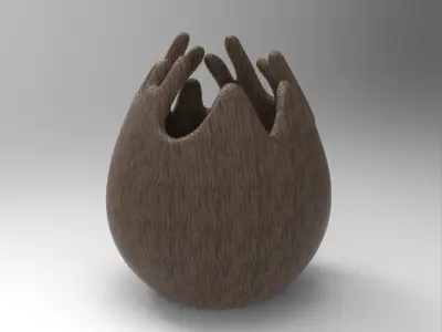 flower vase decor  3D print model