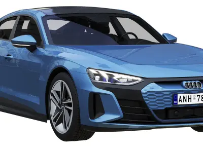 Audi RS e-tron gt 3D model by zifir3d