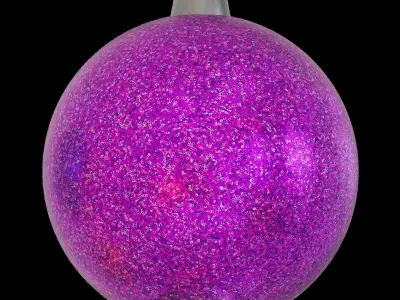 Christmas and New Year Tree Ball Ornaments 3D model