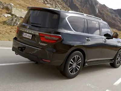 2022 Nissan Patrol Platinum 3D model