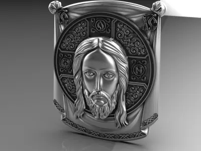 jesus head  3D print model