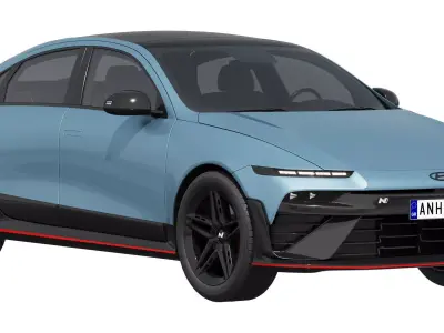 Hyundai IONIQ 6 N 2025 3D model