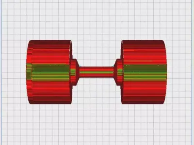 Adjustable Dumbbells  3D print model