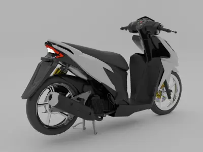 Honda Click 125 2012 3D model